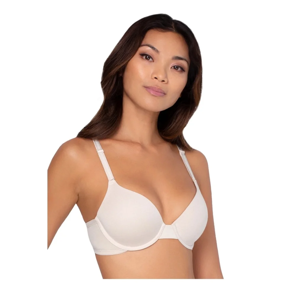 Fruit of the Loom White and Purple Bra Set NWT